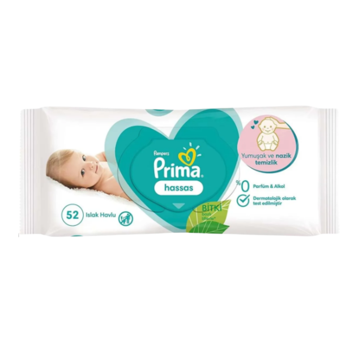Prima Hassas Islak Havlu 52'li