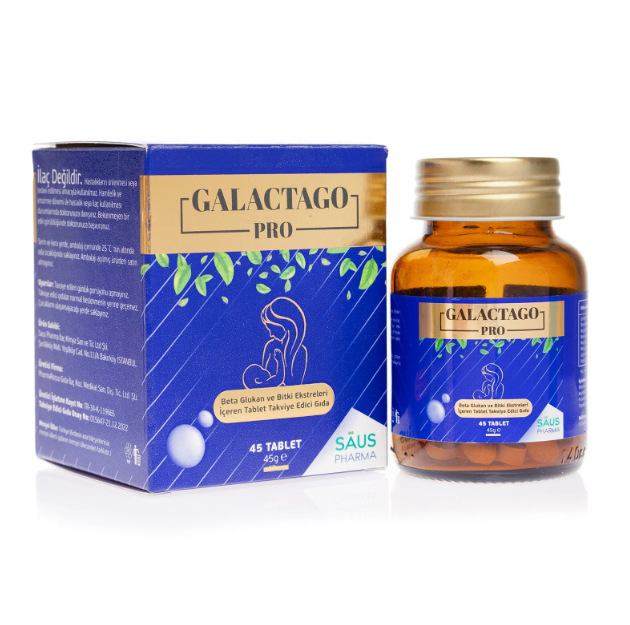Galactago Pro Emziren Anneler İçin Bitkisel 45 Tablet