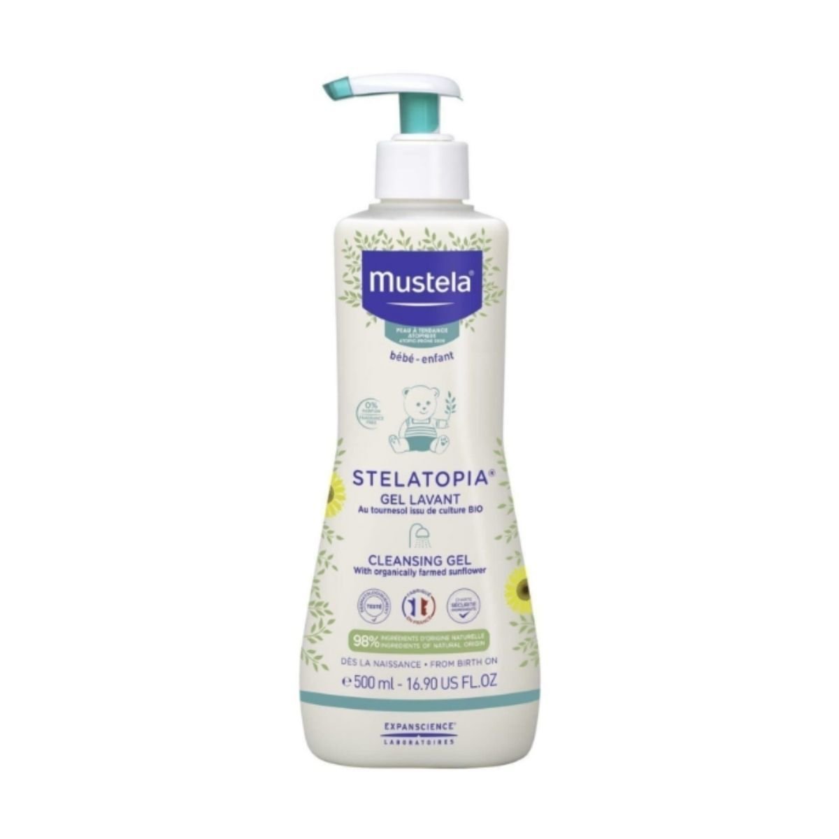 Mustela Stelatopıa Cleansing Gel 500 ml