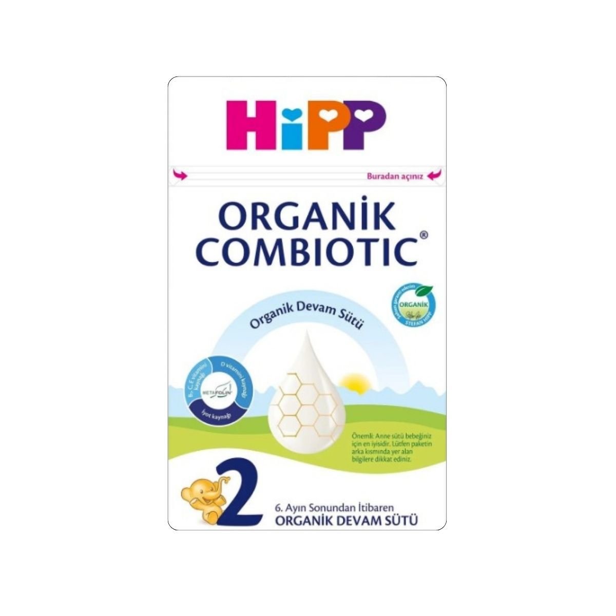 Hipp Combiotic 2 Bebek Sütü 600 gr