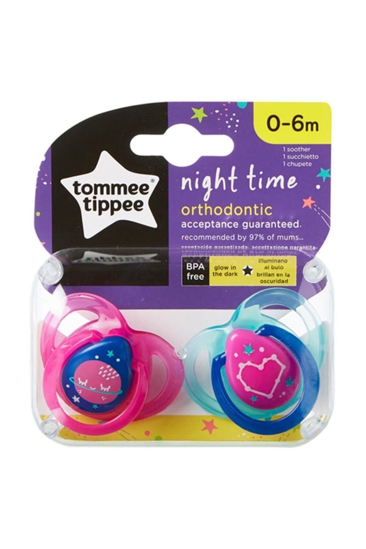 Tommee Tippee Night Time Emzik 0-6 Ay
