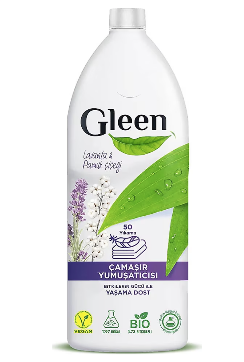 Gleen Çamaşır Yumuşatıcısı Lavanta & Pamuk Çiçeği 1000 ml