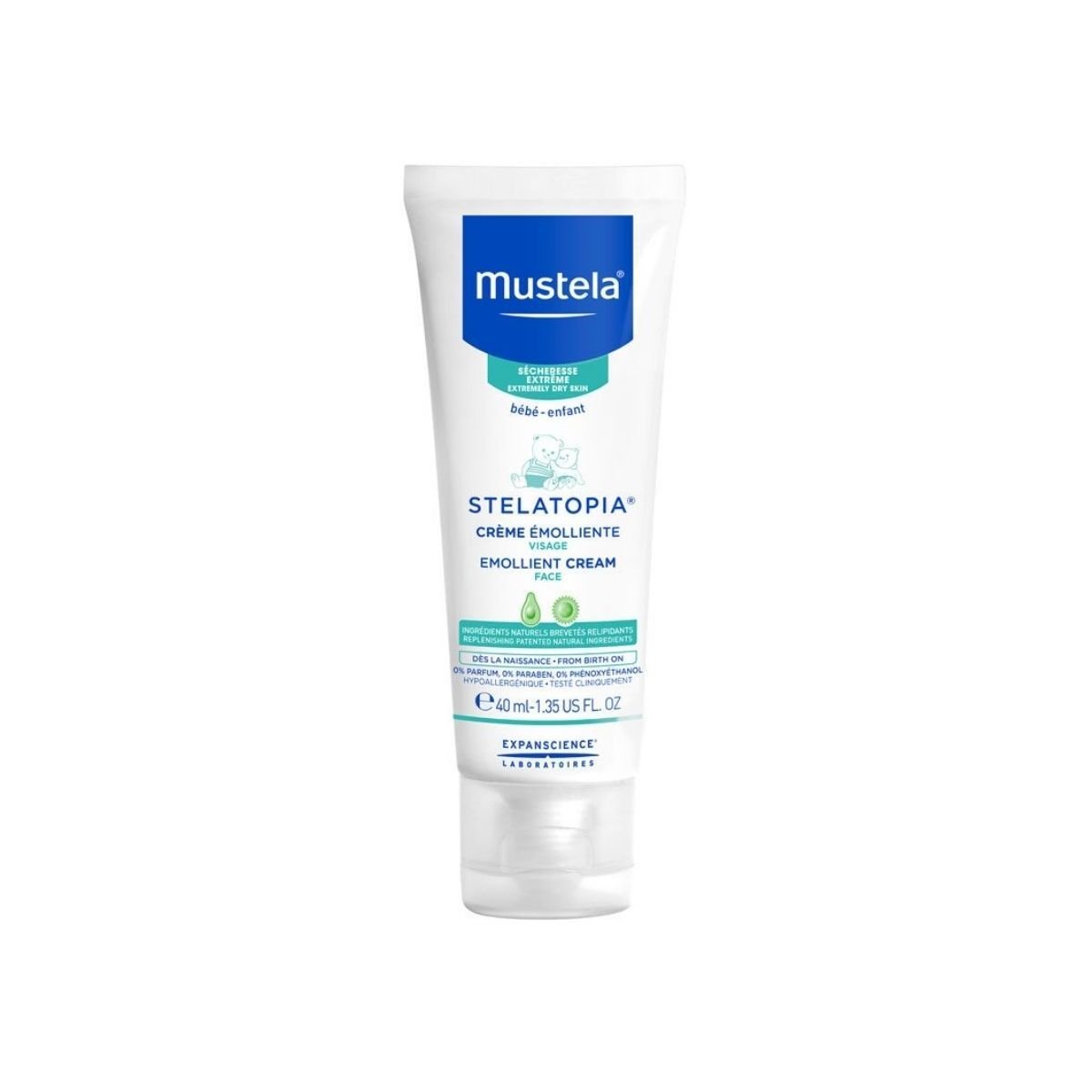 Mustela Yüz Kremi Stelatopia Emollient Face Cream 40 ml