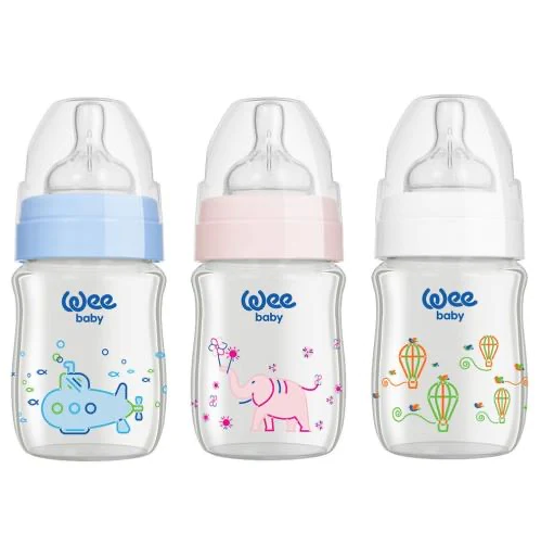 Wee Isıya Dayanaklı Biberon Cam 0-6 120ml