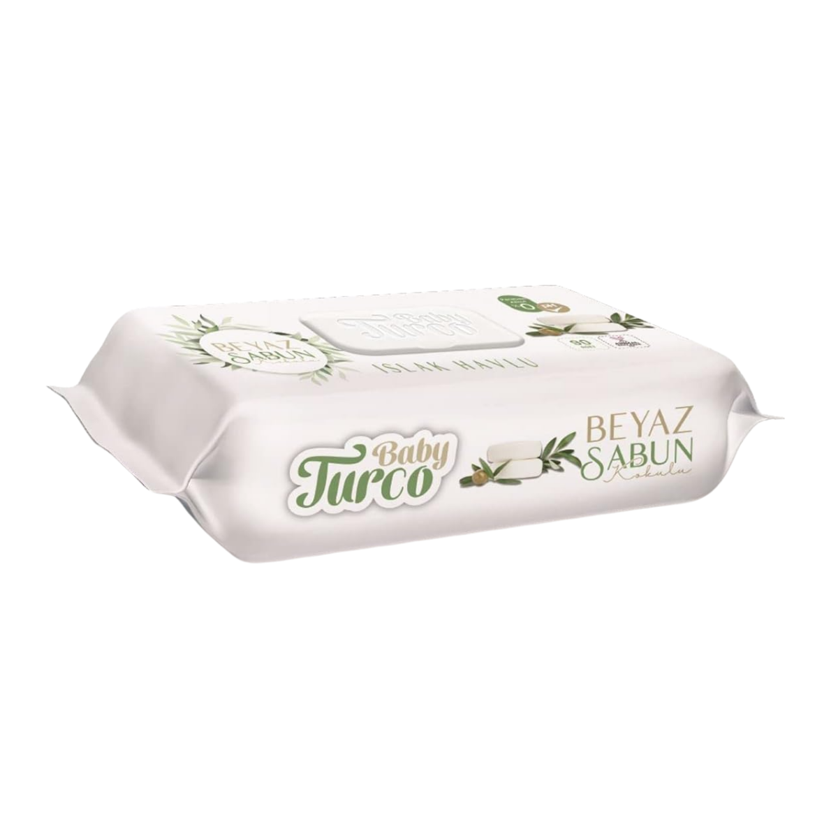Babyturco Beyaz Sabun Islak Mendil 90'lı