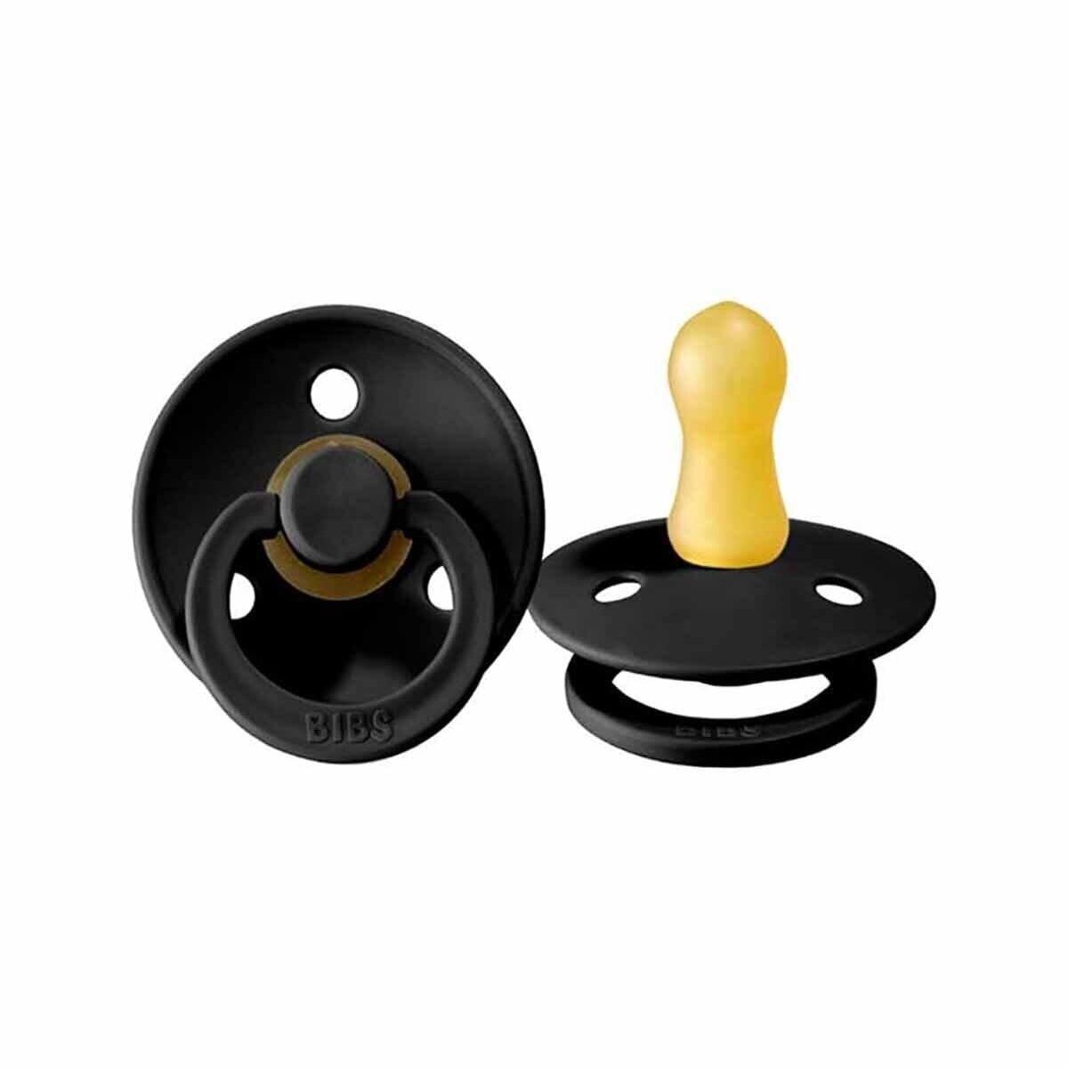 Bibs Colour Kauçuk Black Emzik 0-6 Ay 100210