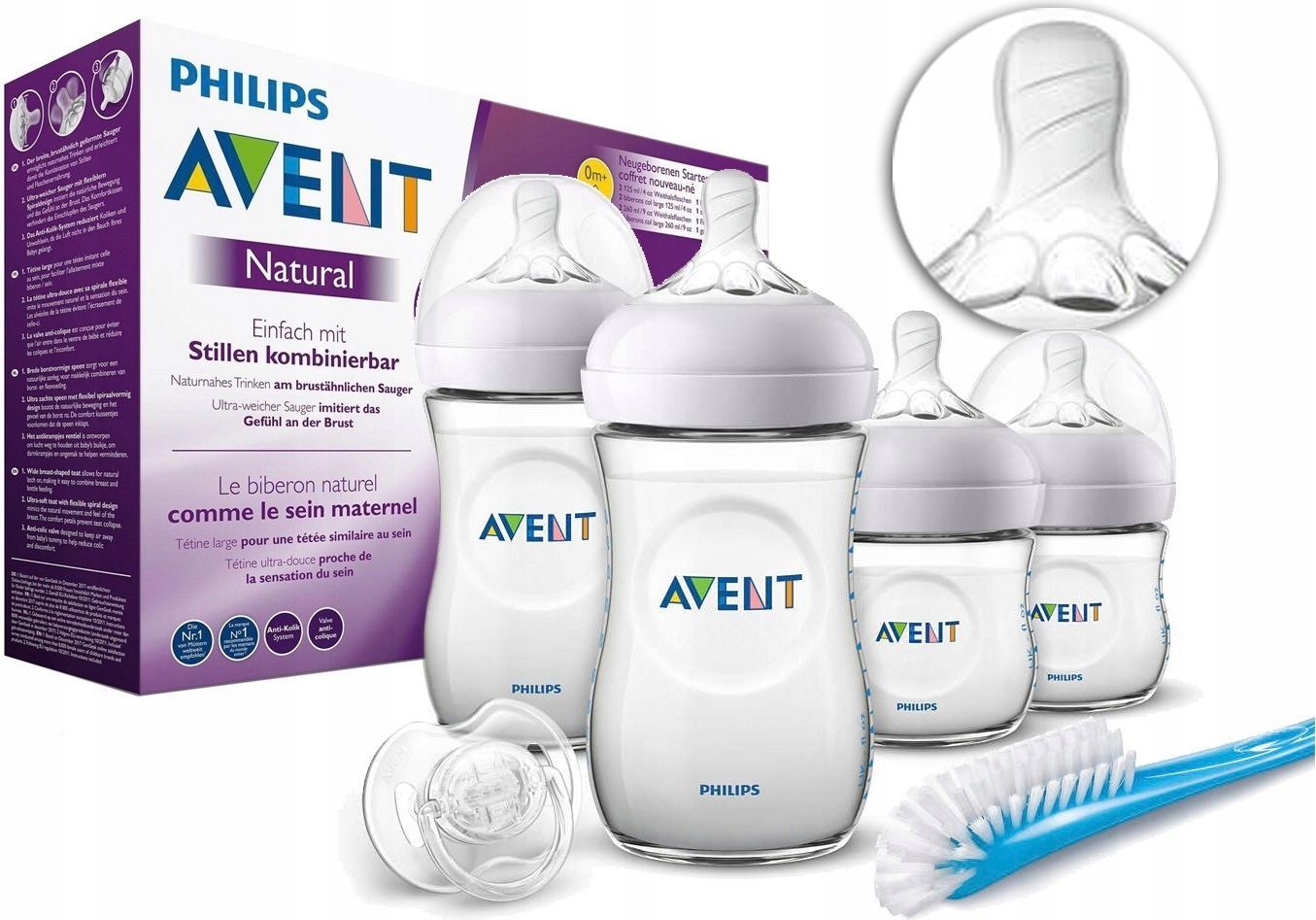 Avent Natural PP Yenidoğan Biberon Seti 0m+