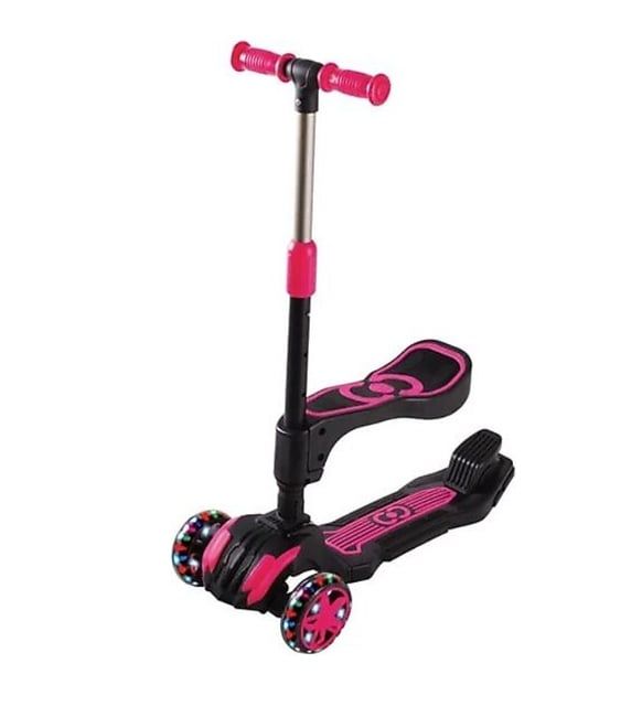 Cool Wheels Combo Oturaklı Scooter Pembe