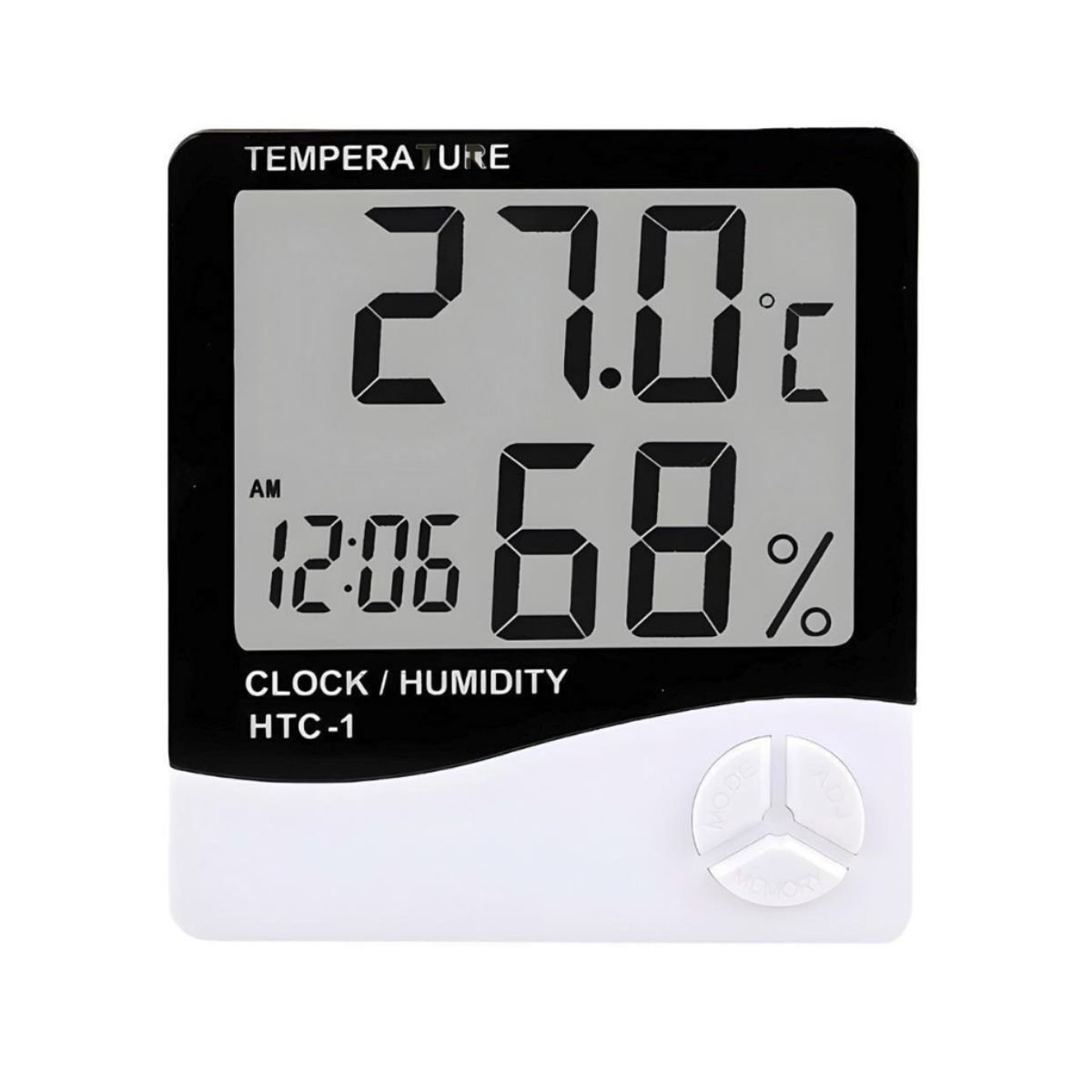 Dijital oda Termometresi Sıcaklık Ve Nem Ölçer Masa Saati Alarm