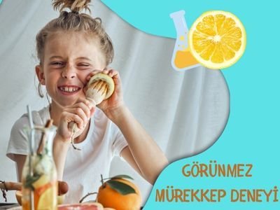 Limondan Görünmez Mürekkep Yapalım! - Süper Bilim ile Evde Deneyler