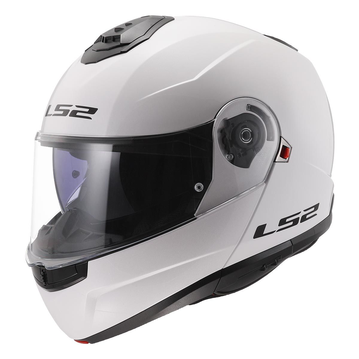 LS2 STROBE 2 MAT SİYAH KASK Beyaz - XXL