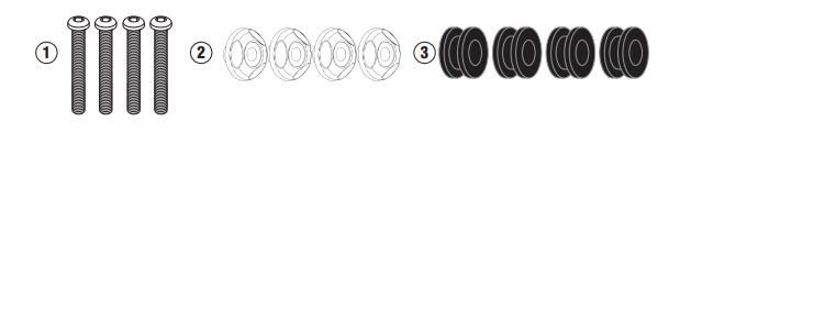 KAPPA D2153KITK YAMAHA N-MAX 125-155 (21-24) RÜZGAR SİPERLİK BAĞLANTISI