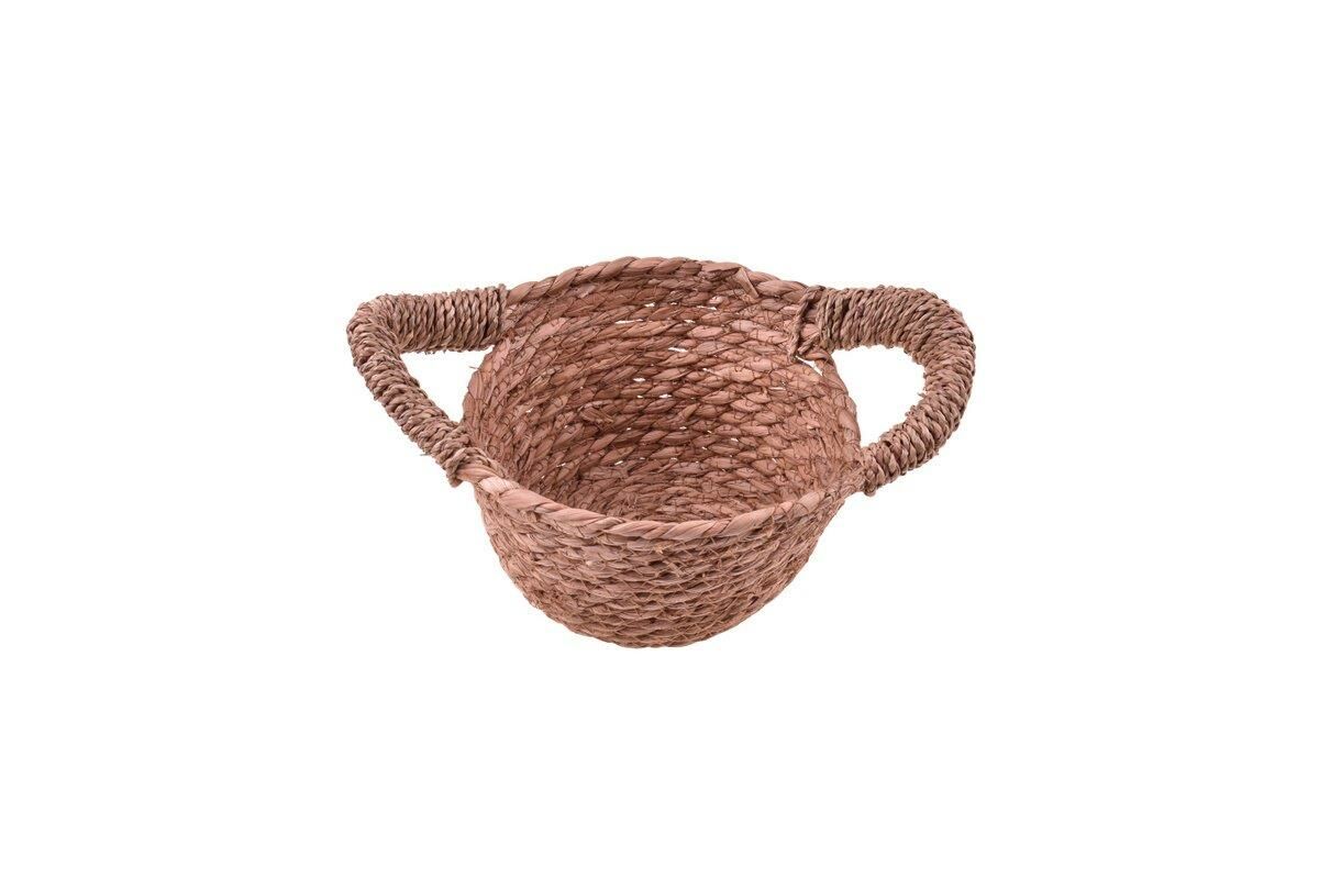 VİMİNİ - HASIR KULPLU SEPET 19CM
