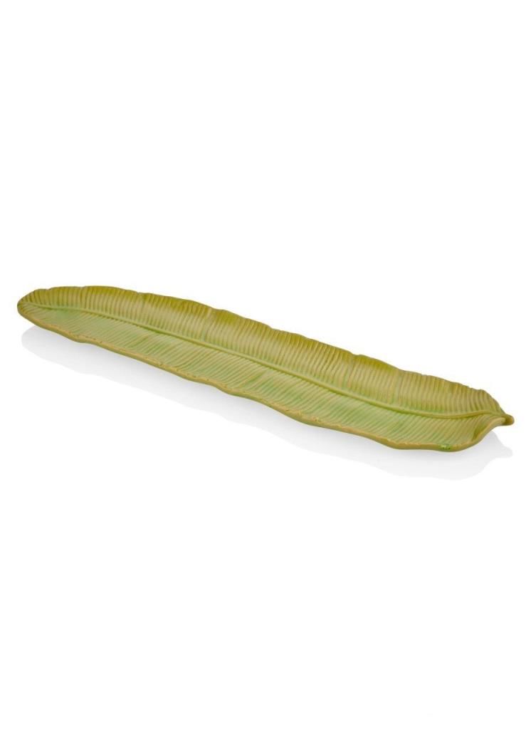 YAPRAK DEKOR UZUN TABAK 30cm