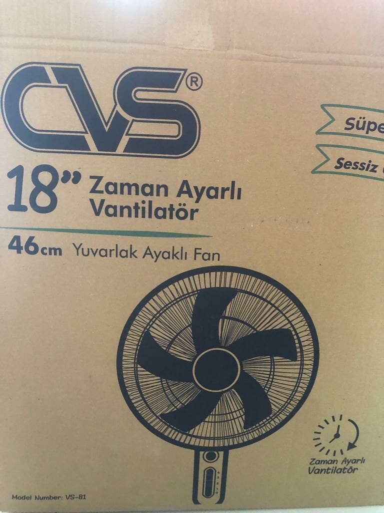 CVS DN0081 18'' 5 KANATLI VANTİLATÖR