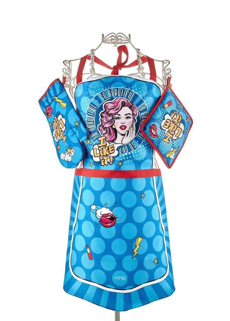 POPART ÖNLÜK ELDİVEN TUTAÇ 3'LÜ SET MAVİ