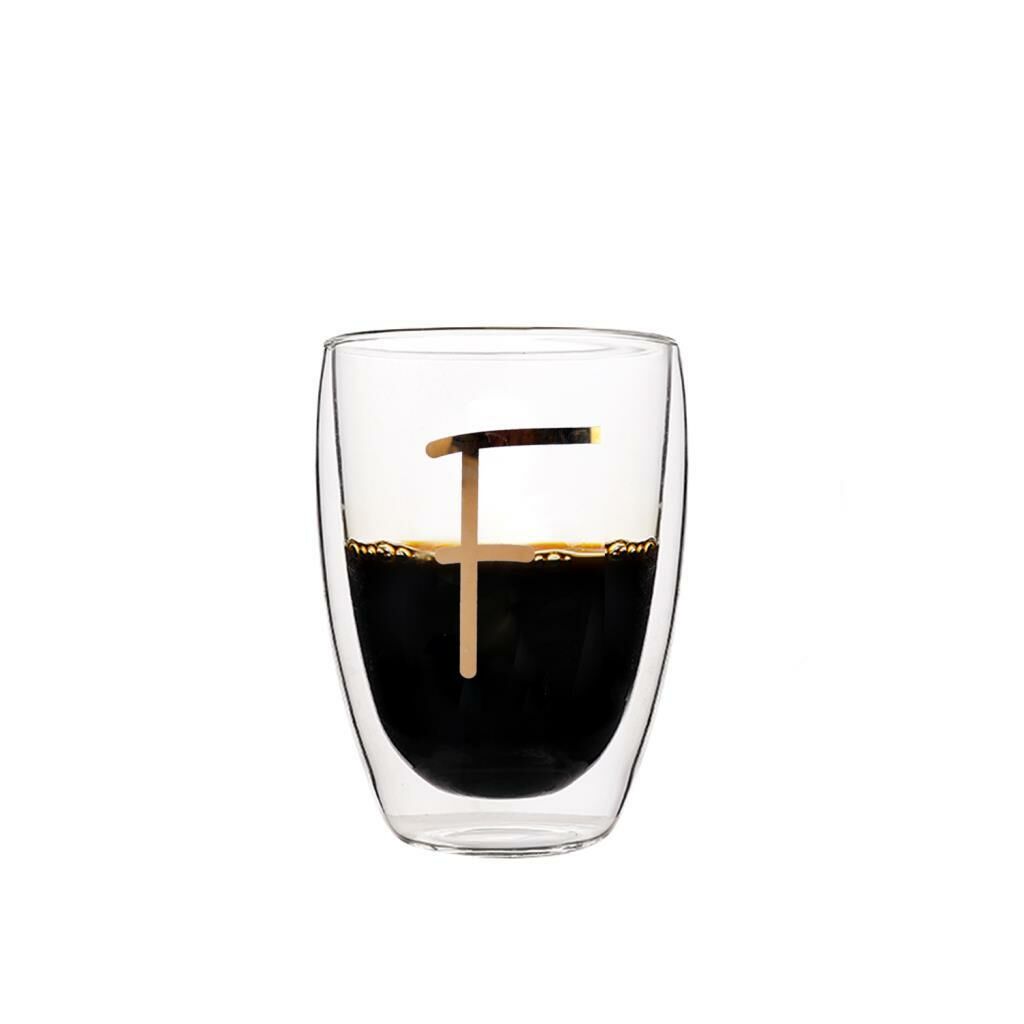 ÇİFT CİDARLI F HARFİ BARDAK 300ML