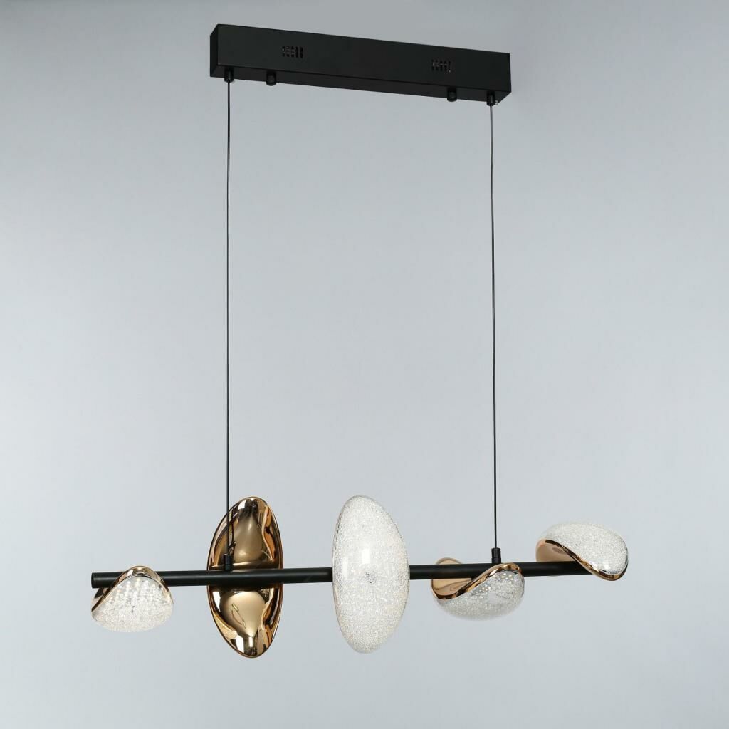ALTIN DİKDÖRTGEN LEDLİ AVİZE