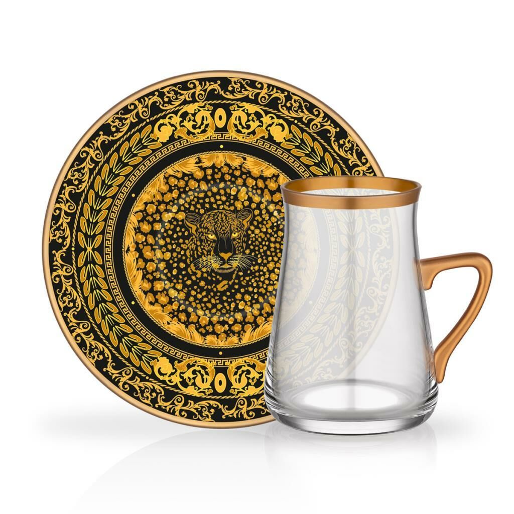 TIGER KULPLU TEK KİŞİLİK ÇAY SETİ