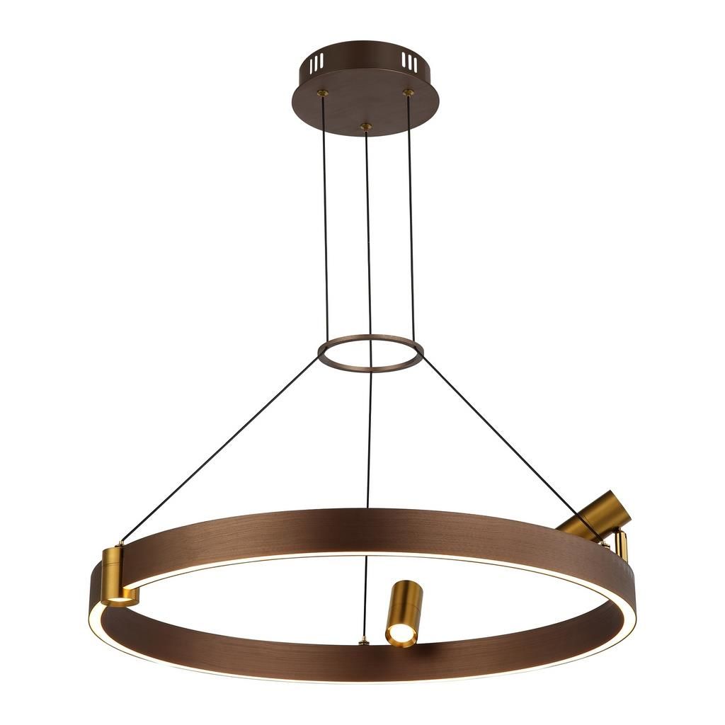 CORTANO KAHVE LEDLİ YUVARLAK AVİZE 3000K