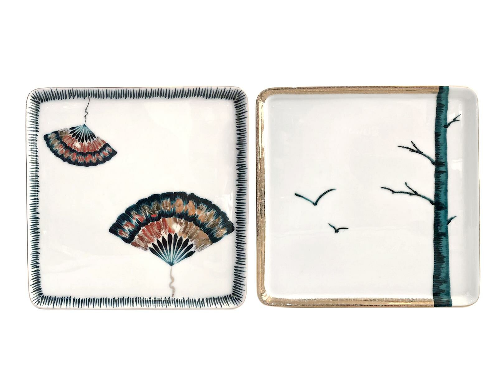 GRACE 2'Lİ KARE SERVİS TABAK 25cm