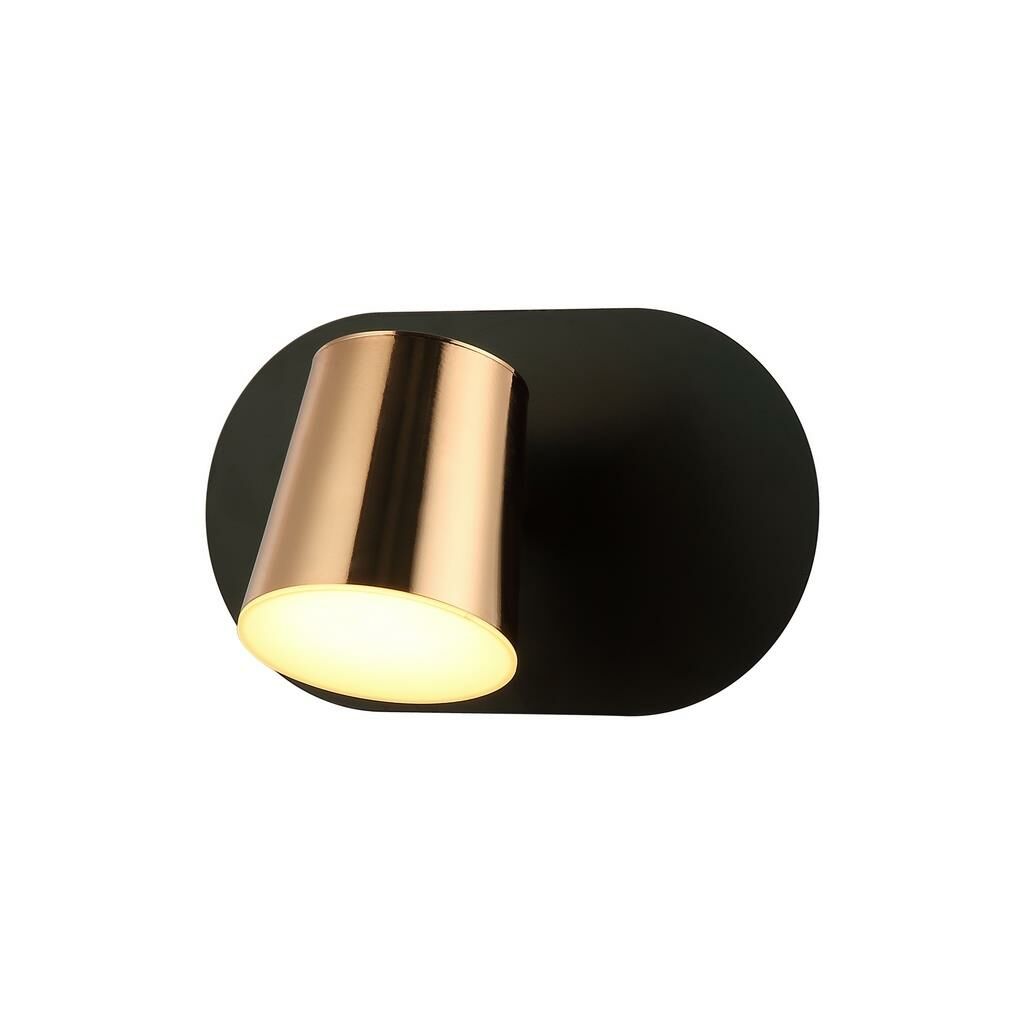 OLETTA TEKLİ LEDLİ SİYAH APLİK 3000K 6W