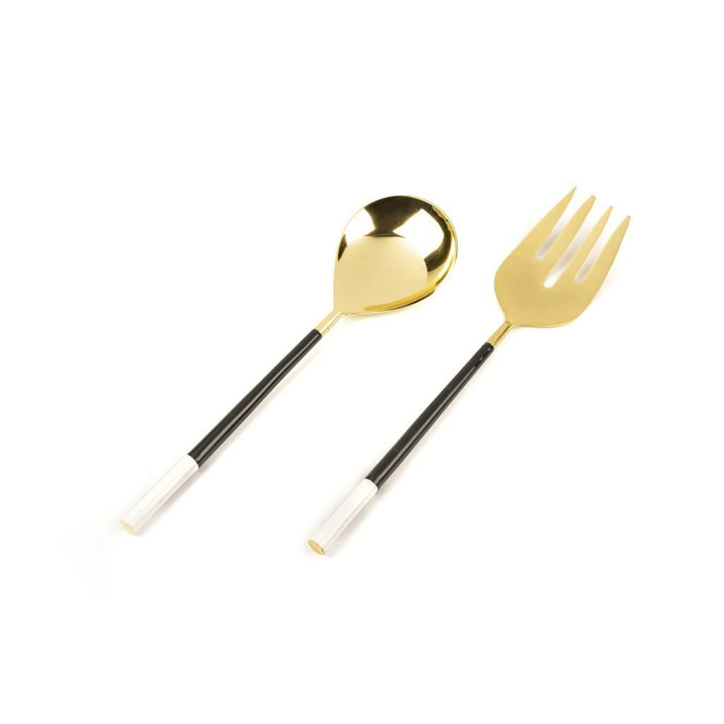 GOLD LINE 2'Lİ SALATA SERVİS SETİ