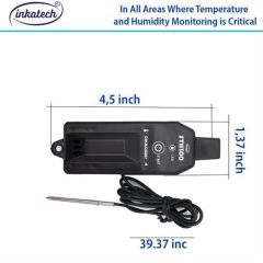 STH100 Tek Kullanımlık Dijital Sıcaklık ve Nem Kayıt Cihazı (Problu)