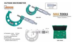 Insize 3203-1506A Standart Model Dış Çap Mikrometre Seti (6 Parça) 0-150 mm