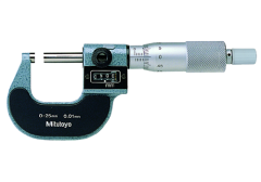 Mitutoyo 193-101 Hızlı ve Direkt Okuma için Numaratörlü Dış Çap Mikrometre 0-25 mm / 0.01 mm