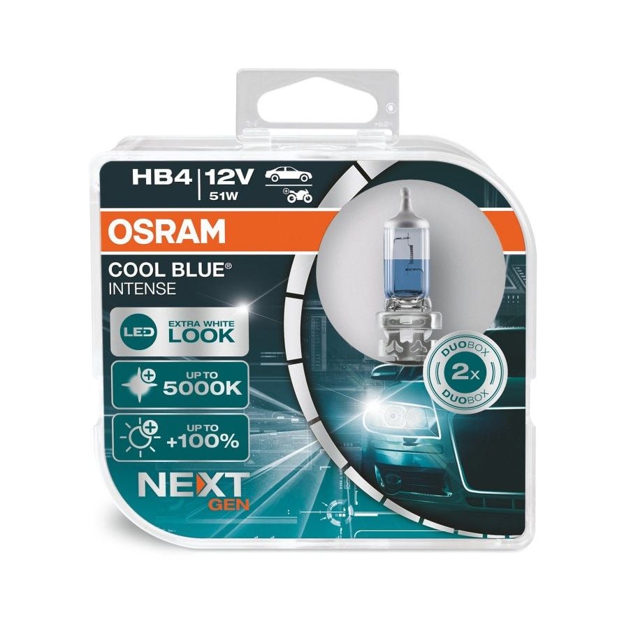 Osram % 100 Fazla Işık 5000 Kelvin Hb4-9006