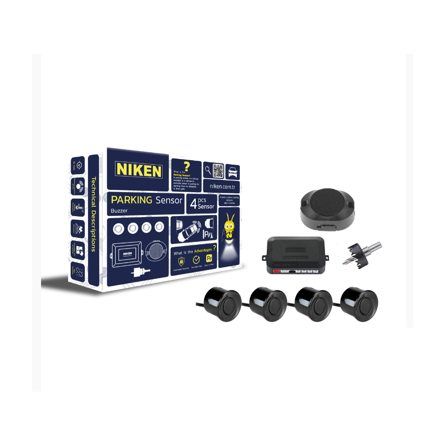 Niken Park Sensörü Ses İkazlı Siyah 22 Mm