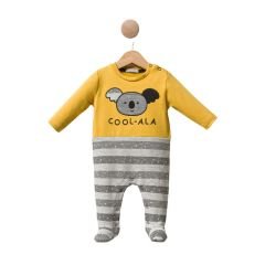 Cool-Ala Erkek Bebek Tulum Şardonlu Patikli - Bebeğiniz İçin Rahatlık ve Şıklık