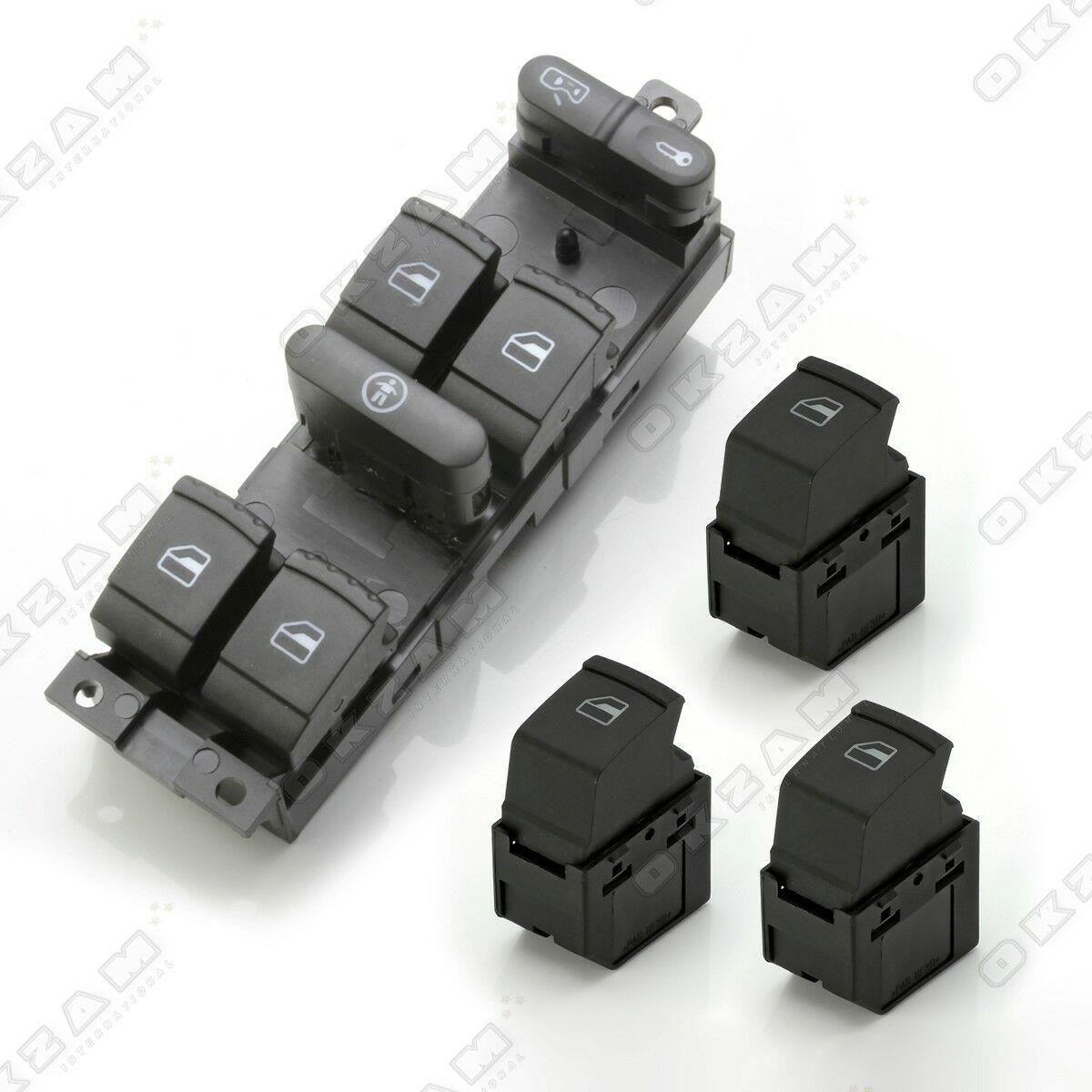 SEAT LEON TOLEDO CAM DÜĞMESİ ANAHTAR TAKIMI TEKLİ DÖRTLÜ 1998--2005