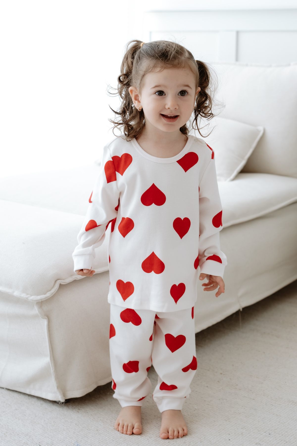 %100 Pamuk Kalpli Çocuk Pijama Takımı