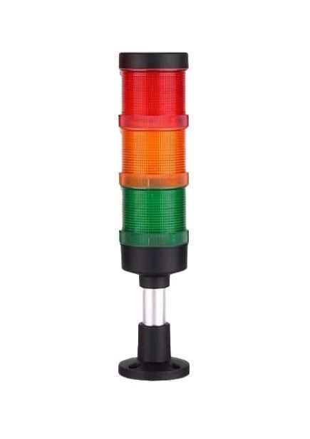 Isıso IS70-3T/W-J 24VDC Üç Katlı Işıklı Kolon Kırmızı-Yeşil-Sarı