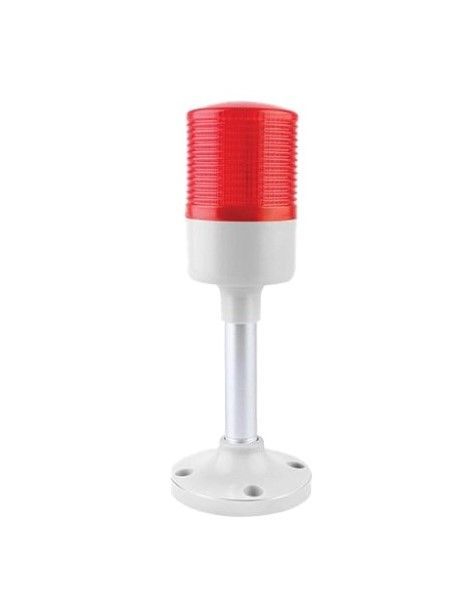 Isıso IS53-1T/W-J 24VDC Tek Katlı Işıklı Kolon Kırmızı