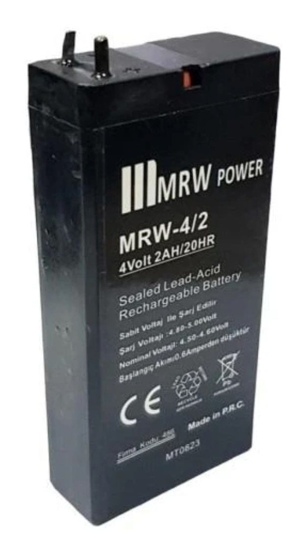 Mervesan MRW-4/2 4V 2Ah Kuru Tip Akü