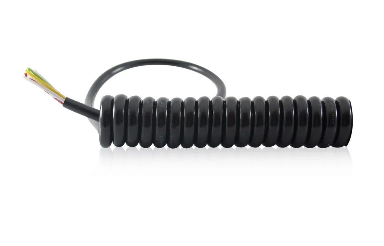 Baran Kablo 2X1 mm KB:50 cm AB:180 cm Spiral Kablo