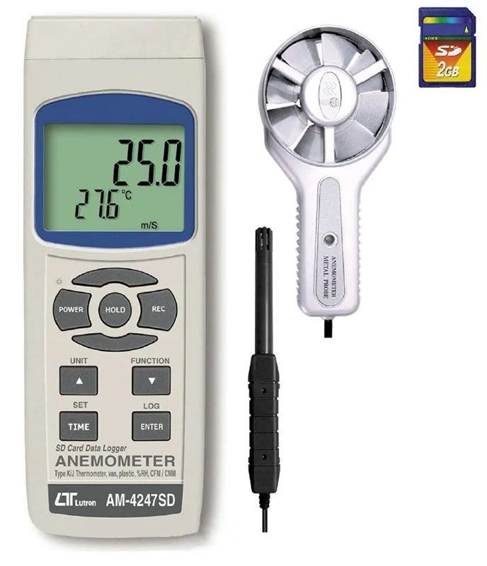 Lutron AM-4247SD Anemometre Datalogger