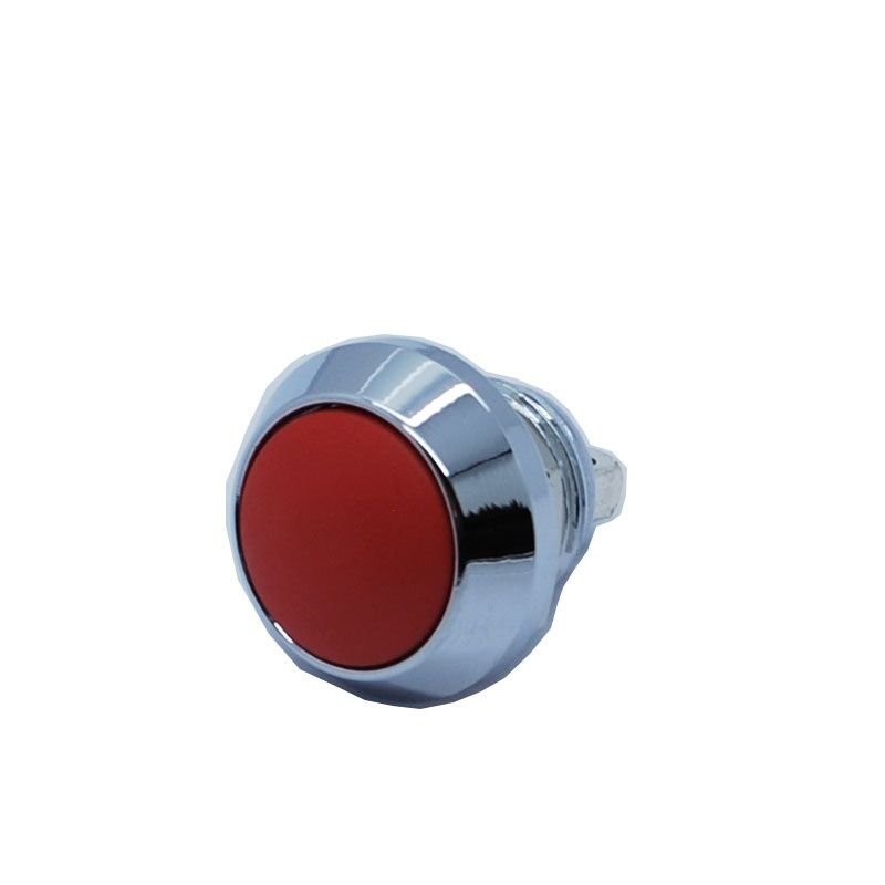 Butto EJ12-231-AR IP67 12mm Bombe Kafa Metal Yaylı Buton Işıksız Kırmızı