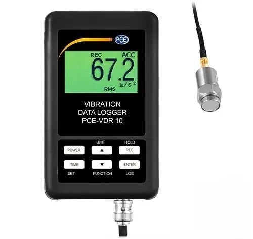 PCE VDR 10 Titreşim Ölçüm Kayıt Cihazı Data Logger