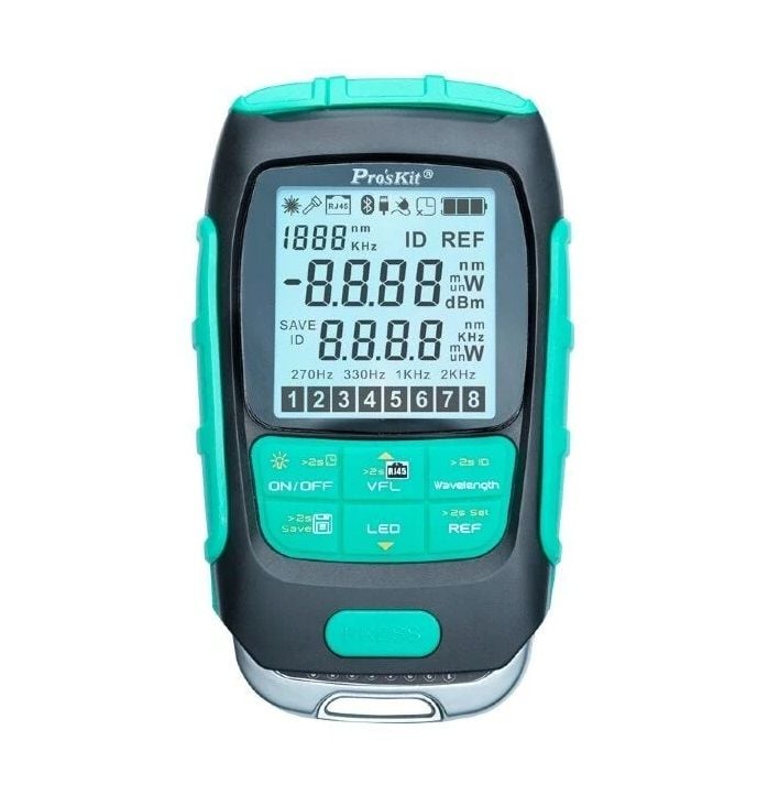 Proskit MT-7615 Fiber Optik Power Multimetre/Lan Kablo Test Cihazı