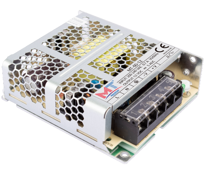 Mervesan MT-60-24 24VDC 2,5A Metal Kasa Güç Kaynağı