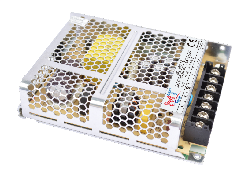 Mervesan MT-120-12 12VDC 10A Metal Kasa Güç Kaynağı