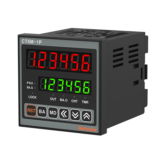 Autonics CT6M-1P4 100-240VAC 6 Hane 72x72mm Dijital Sayıcı