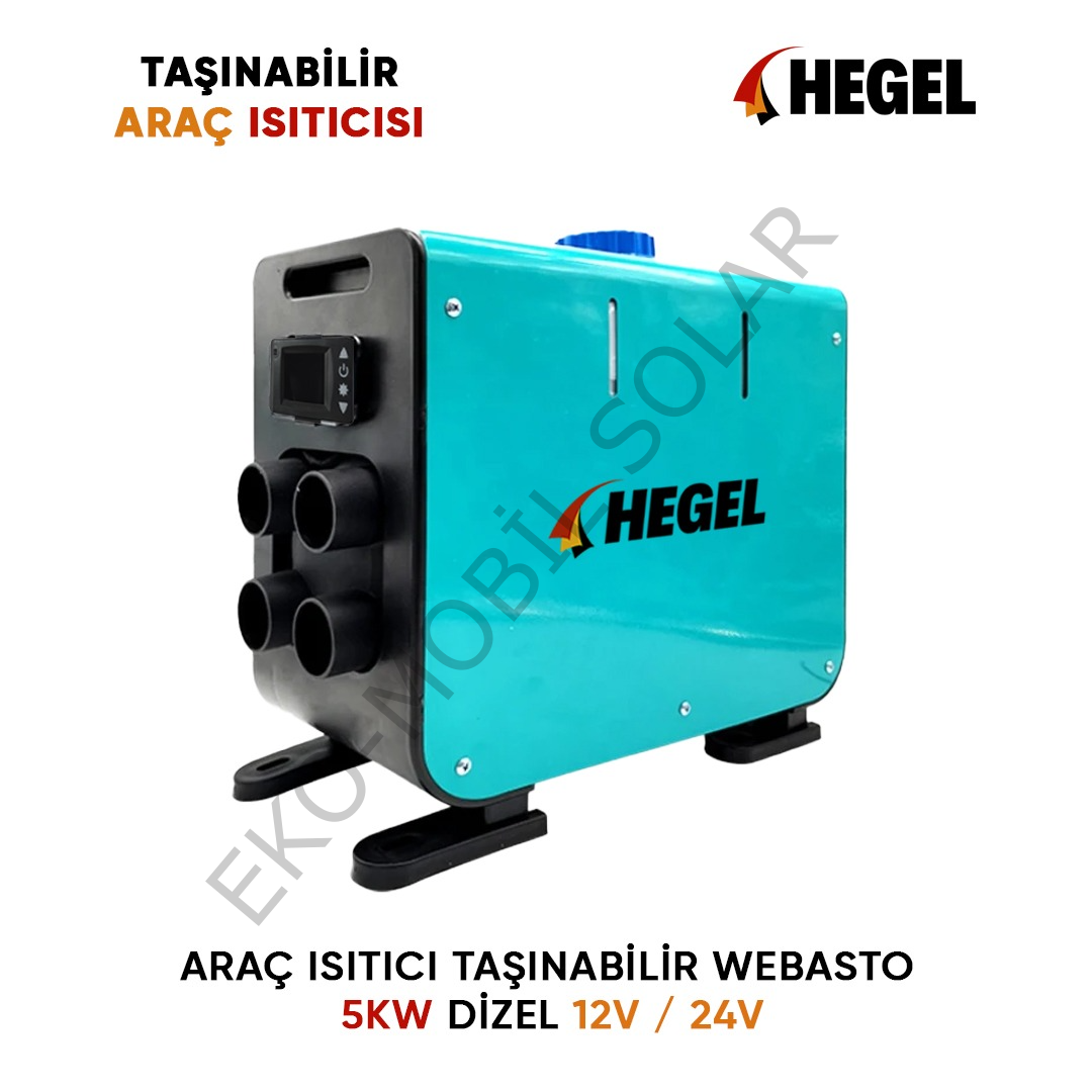 Hegel TAŞINABİLİR PORTATİF WEBASTO 5KW DİZEL 12V