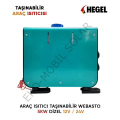 Hegel TAŞINABİLİR PORTATİF WEBASTO 5KW DİZEL 12V