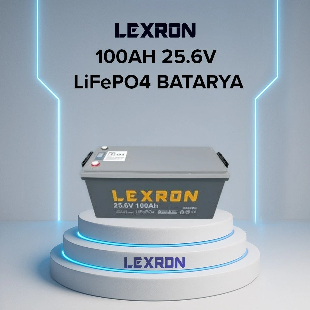 LEXRON 100AH 25.6V LİFEPO4 AKÜ