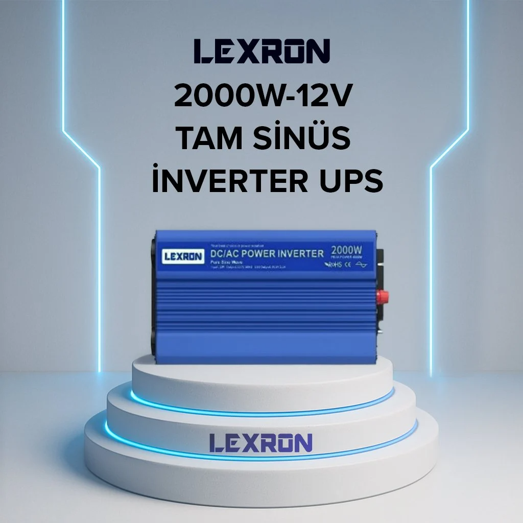 LEXRON 2000W-12V TAM SİNÜS İNVERTER (UPS)